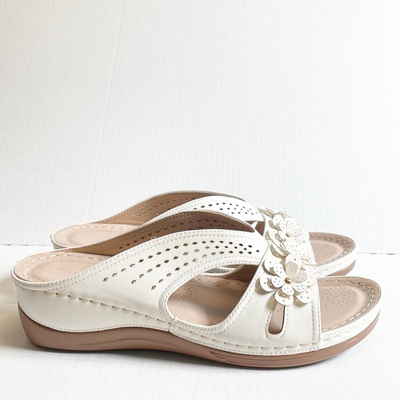 Slide Sandals with Arch Support Comfort Orthopedic Sandals Summer Sz 42 US 10 - Picture 6 of 13